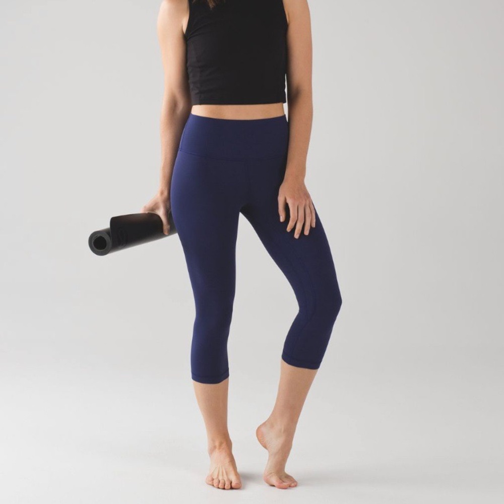 Lululemon | Align Crop 19” Blue Purple‎ Size 4